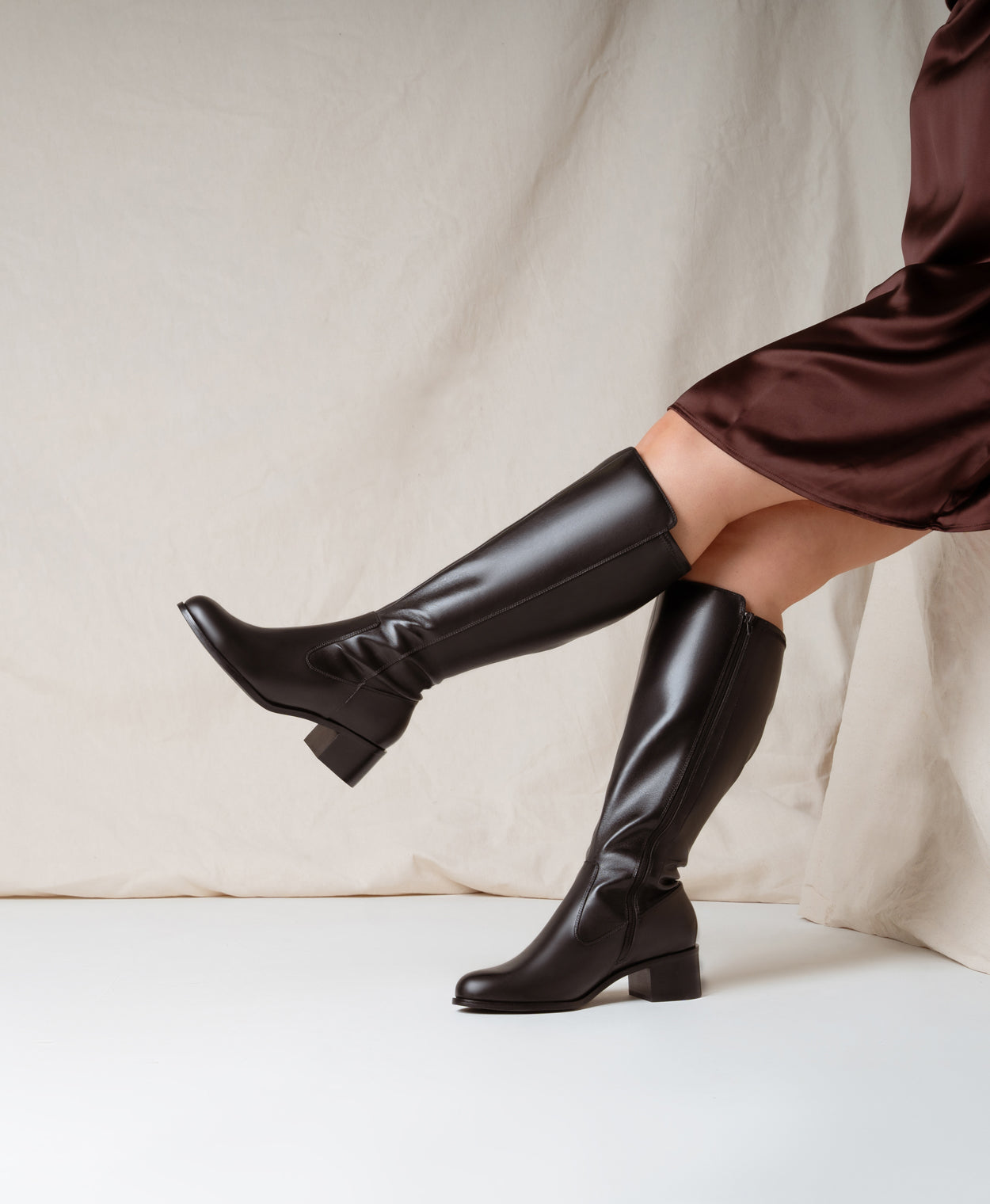 Barnett Wide Knee High Boot with XX Wide Calf - Boots Long | Womens Shoes - Merchant 1948