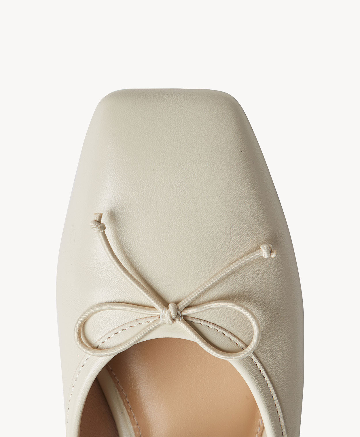Bernadette | Ivory Leather-E