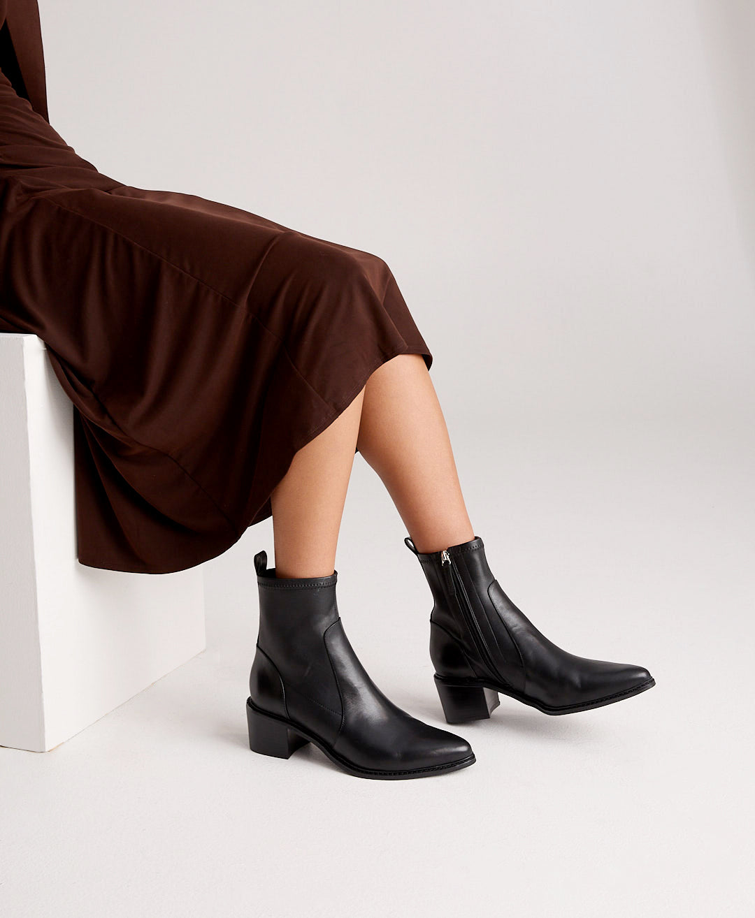 Bertie Wide Ankle Boot - - Merchant 1948