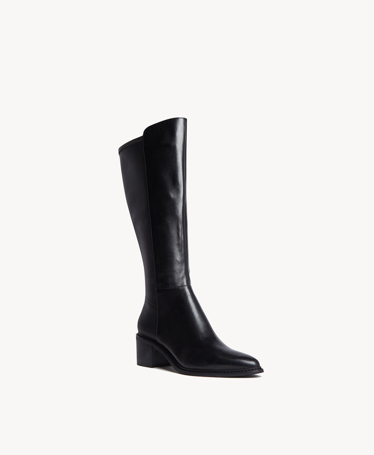 Brindle Knee High Boot with Wide Calf - - Merchant 1948