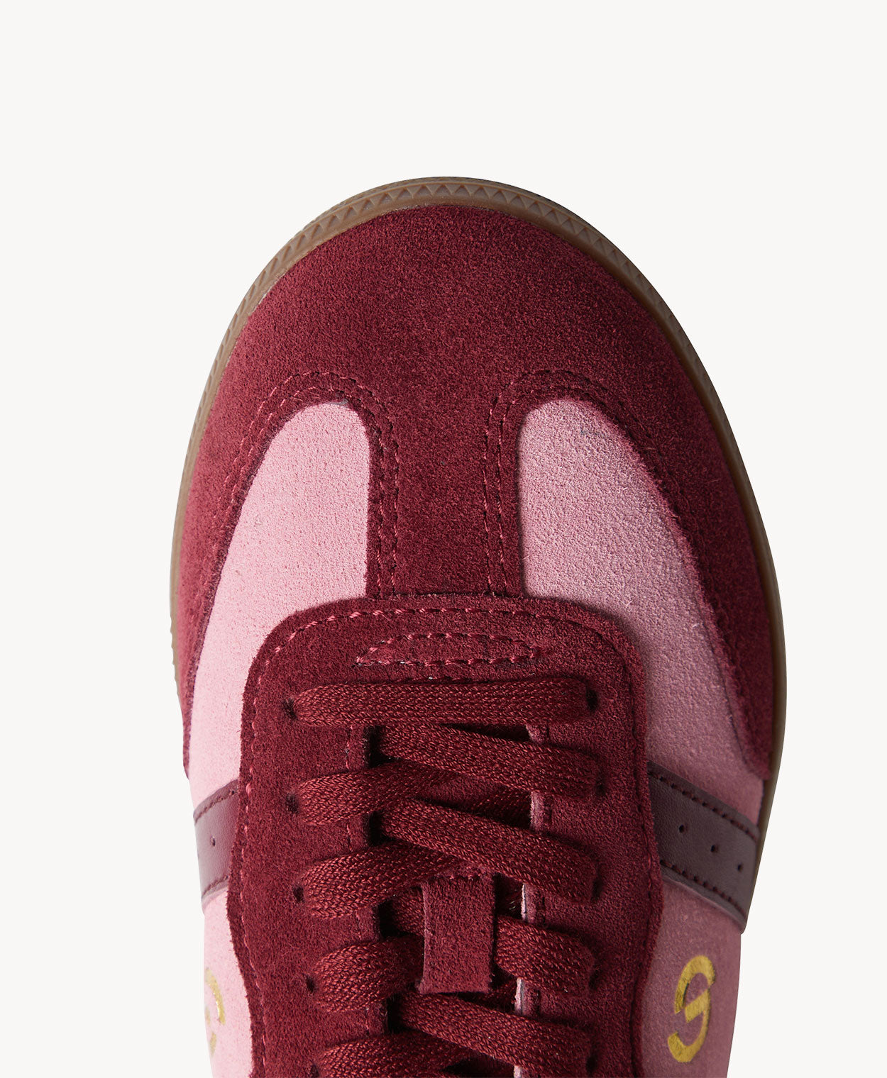 2001Parallel | Blush Pink Suede/Burgundy-E