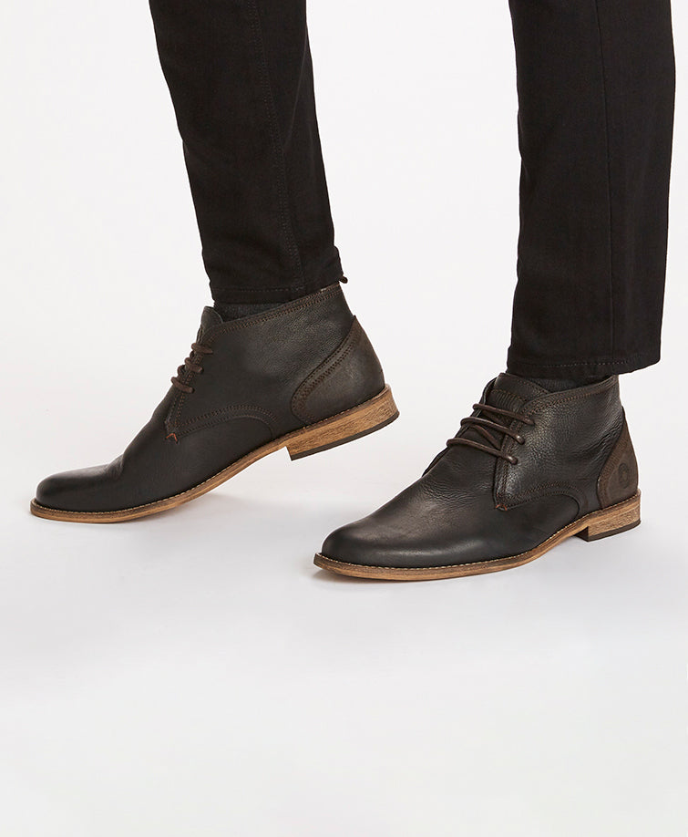 Clooney Leather Dress Boot - Lace Up - Merchant 1948