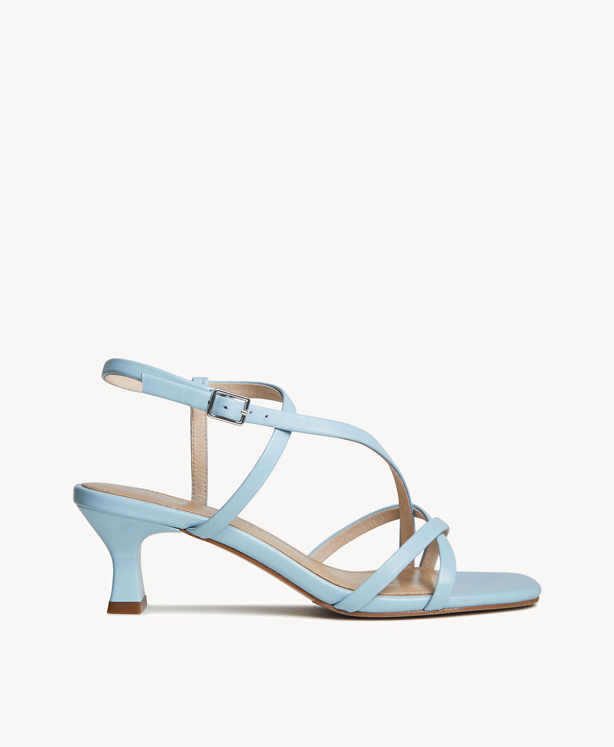 Daila Strappy Kitten Heel Sandal - - Merchant 1948