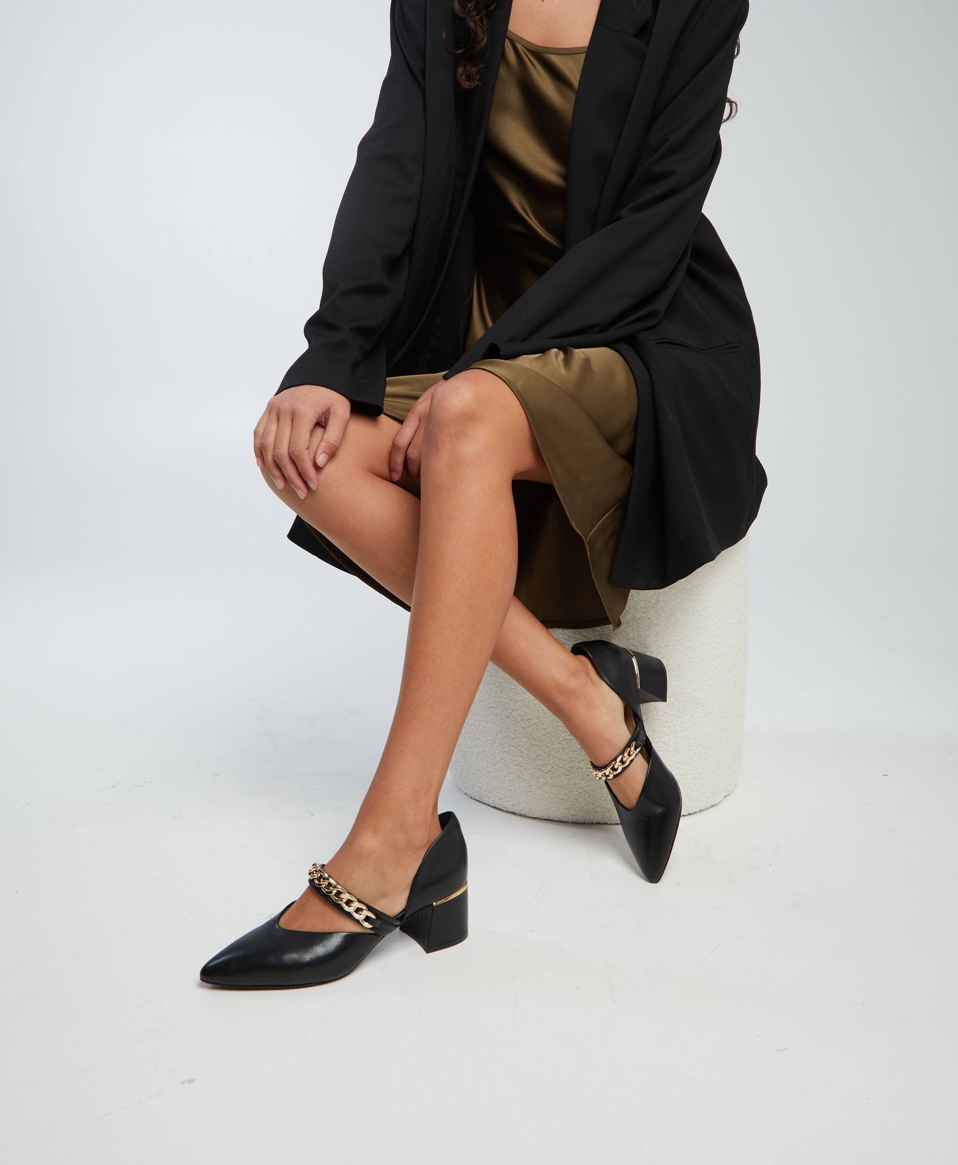 Dawn Two Part Heel - Heels Low | Womens Shoes - Merchant 1948