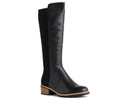 Dayton Knee High Leather Boot - Boots Long | Womens Shoes - Merchant 1948