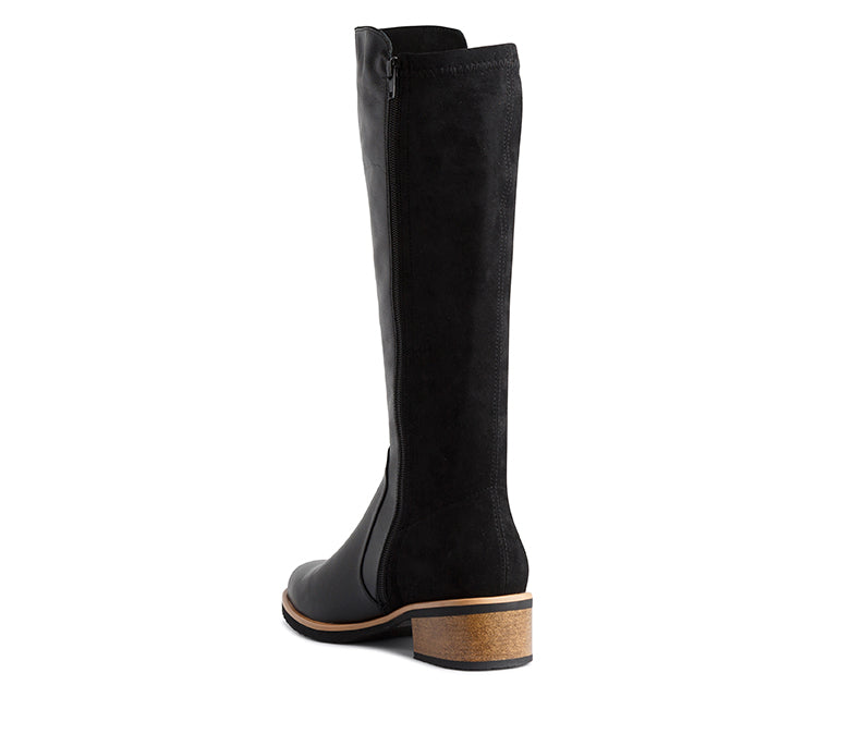 Dayton Knee High Leather Boot - Boots Long | Womens Shoes - Merchant 1948