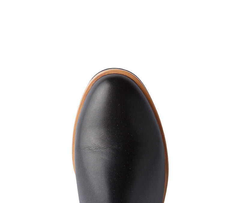 Dayton Knee High Leather Boot - Boots Long | Womens Shoes - Merchant 1948