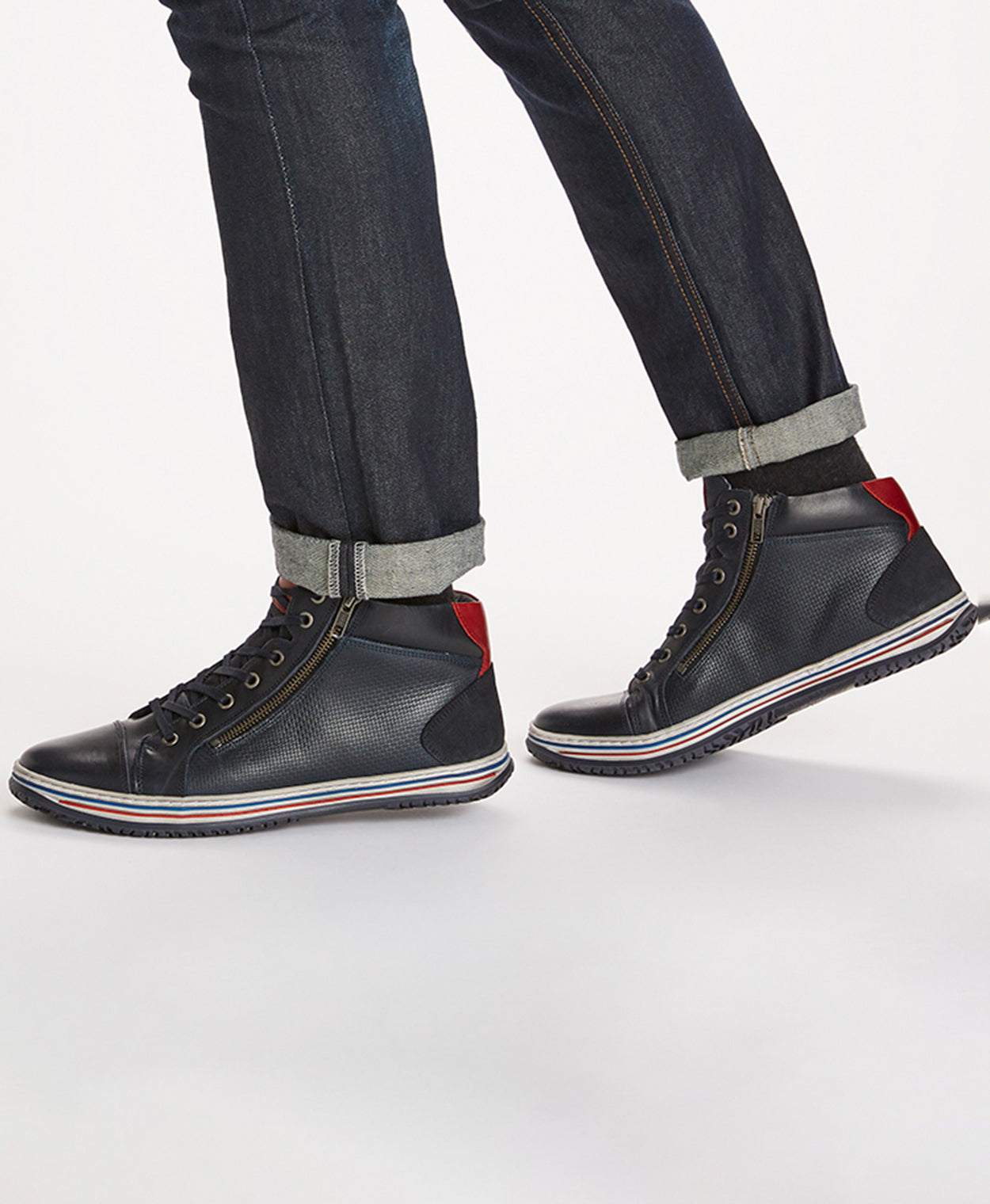 Detroit Leather Boot - High Tops | Mens Shoes - Merchant 1948