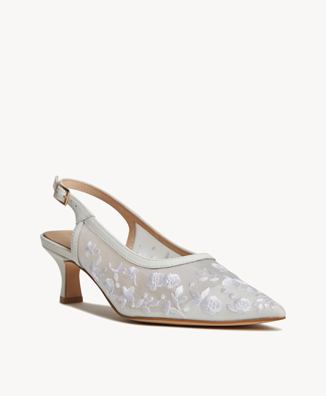 DevonMesh kitten Heel Slingback - - Merchant 1948