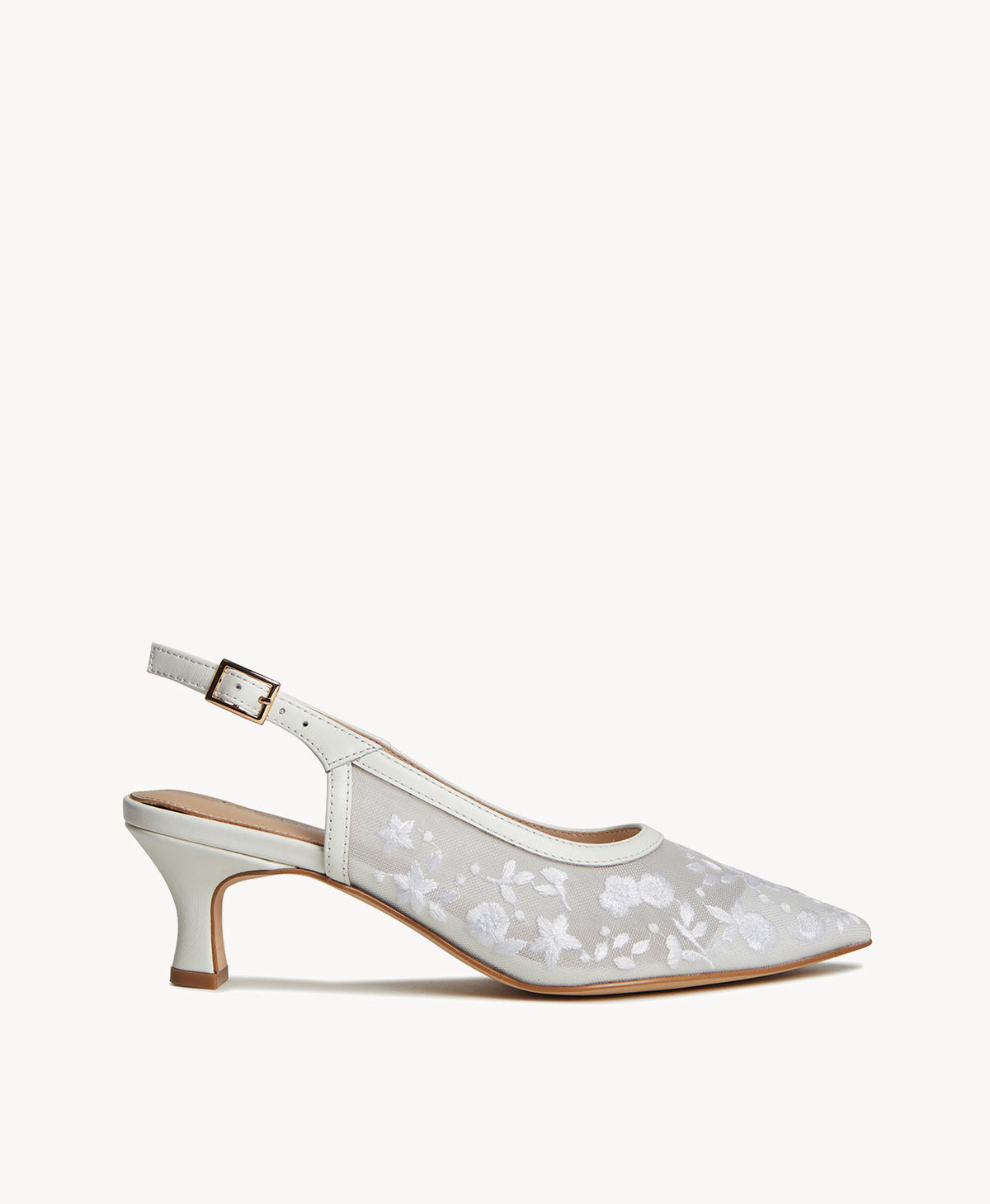 DevonMesh kitten Heel Slingback - - Merchant 1948