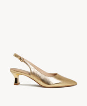 Devon Slingback Kitten Heel - Heels Low | Womens Shoes - Merchant 1948