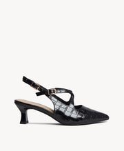 Ditto Kitten Heel Slingback - Heels Mid | Womens Shoes - Merchant 1948