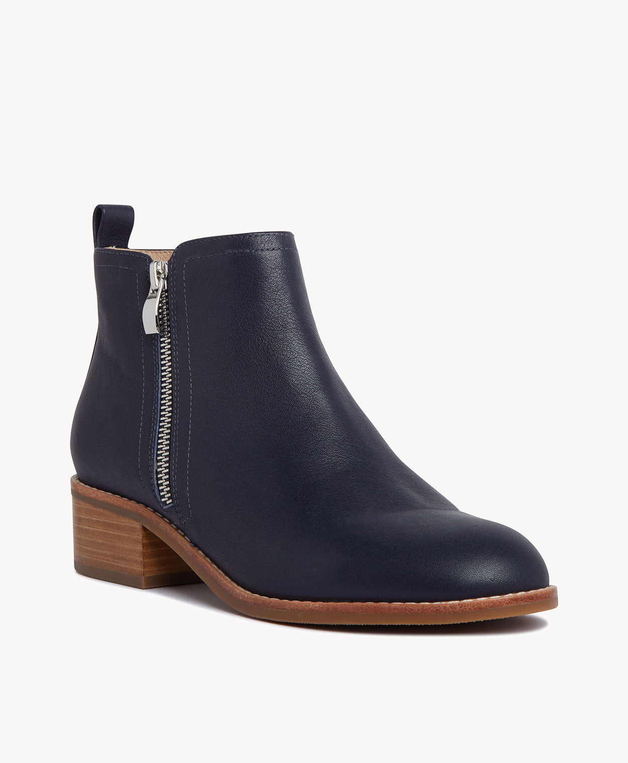 Ebony Leather Ankle Boot - Boots Ankle | Womens Shoes - Merchant 1948