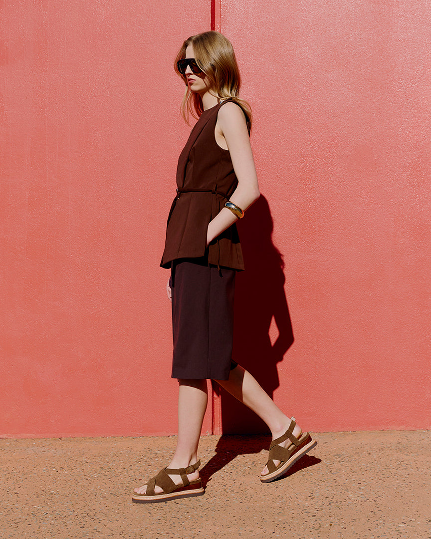 Elka Wedge Sandal - - Merchant 1948