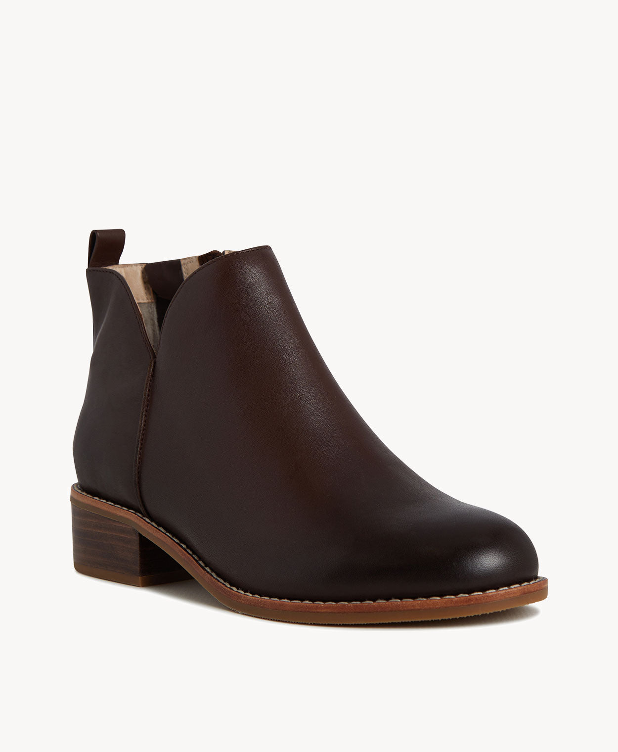 Evelyn Wide Ankle Boot - Boots Ankle | Womens Shoes - Merchant 1948