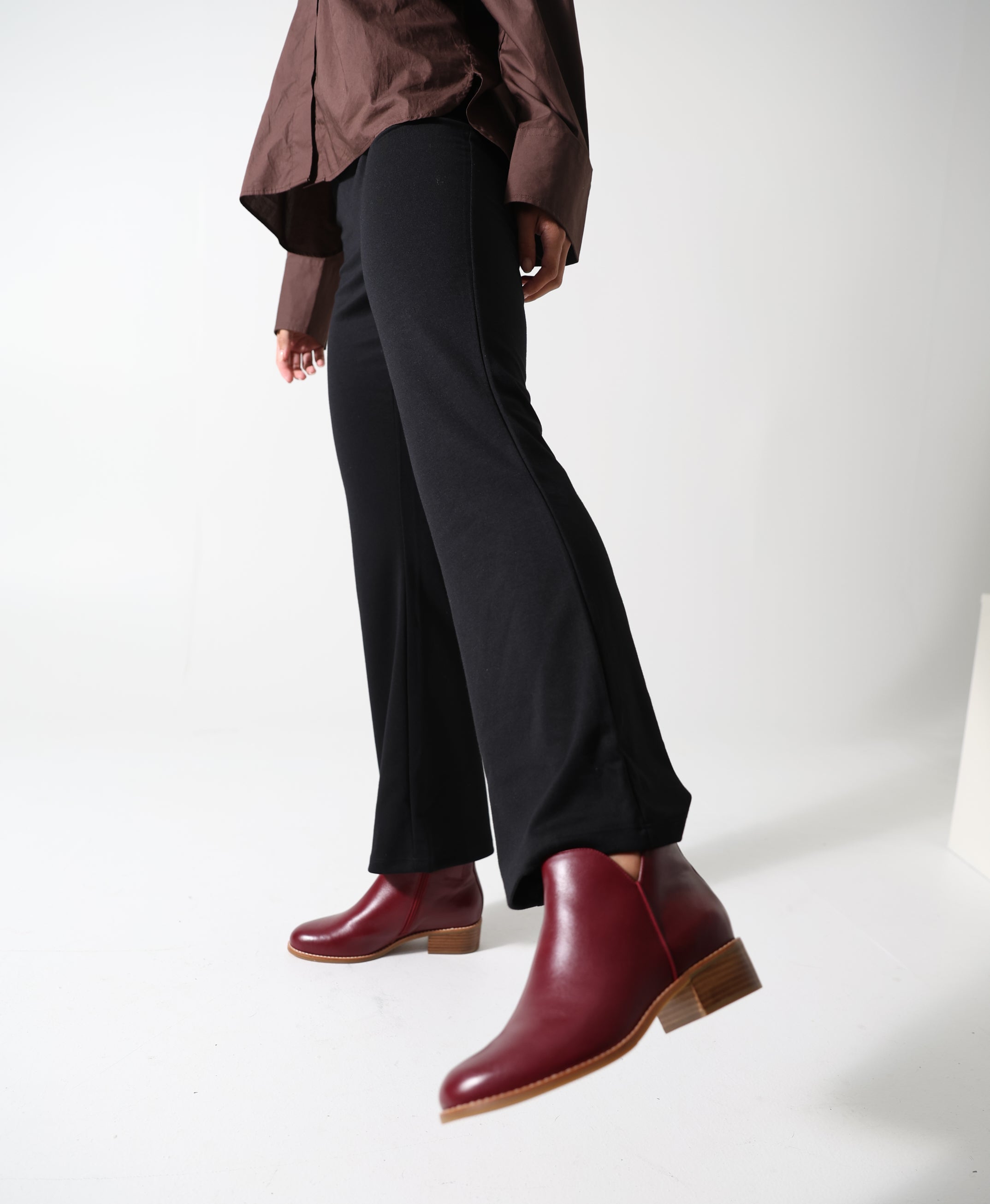 Evelyn Wide Ankle Boot - Boots Ankle | Womens Shoes - Merchant 1948