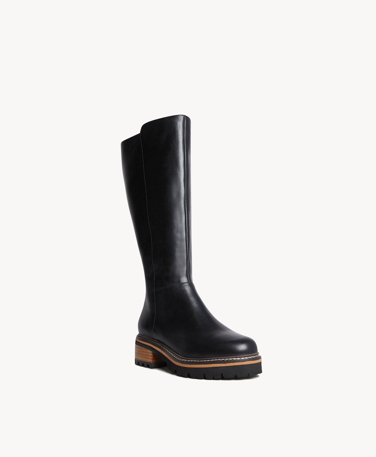 Evette Wide Long Boot - - Merchant 1948