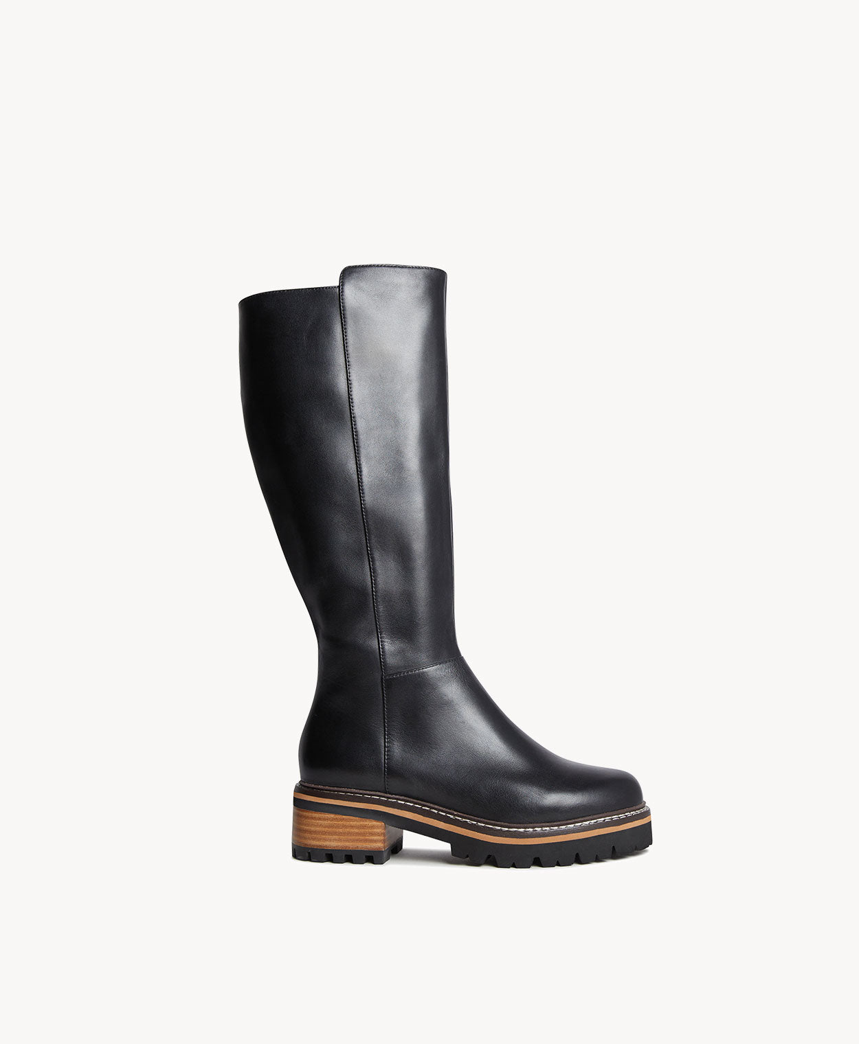 Evette Wide Long Boot - - Merchant 1948