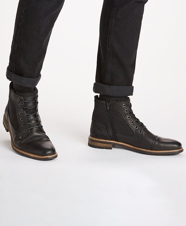 Fabian Leather Boot - Essentials Casual | Mens Shoes - Merchant 1948
