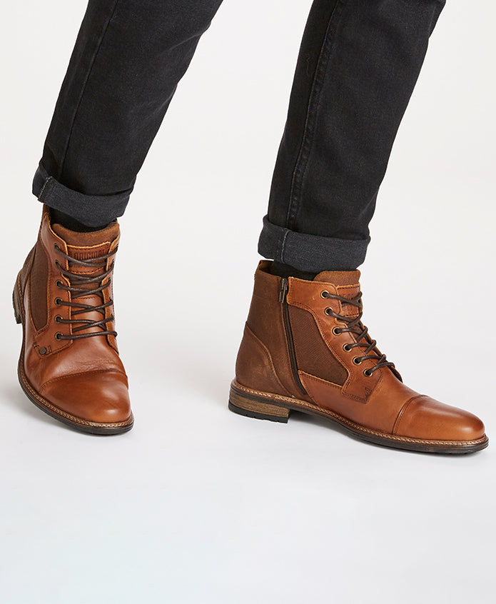 Fabian Leather Boot - Essentials Casual | Mens Shoes - Merchant 1948