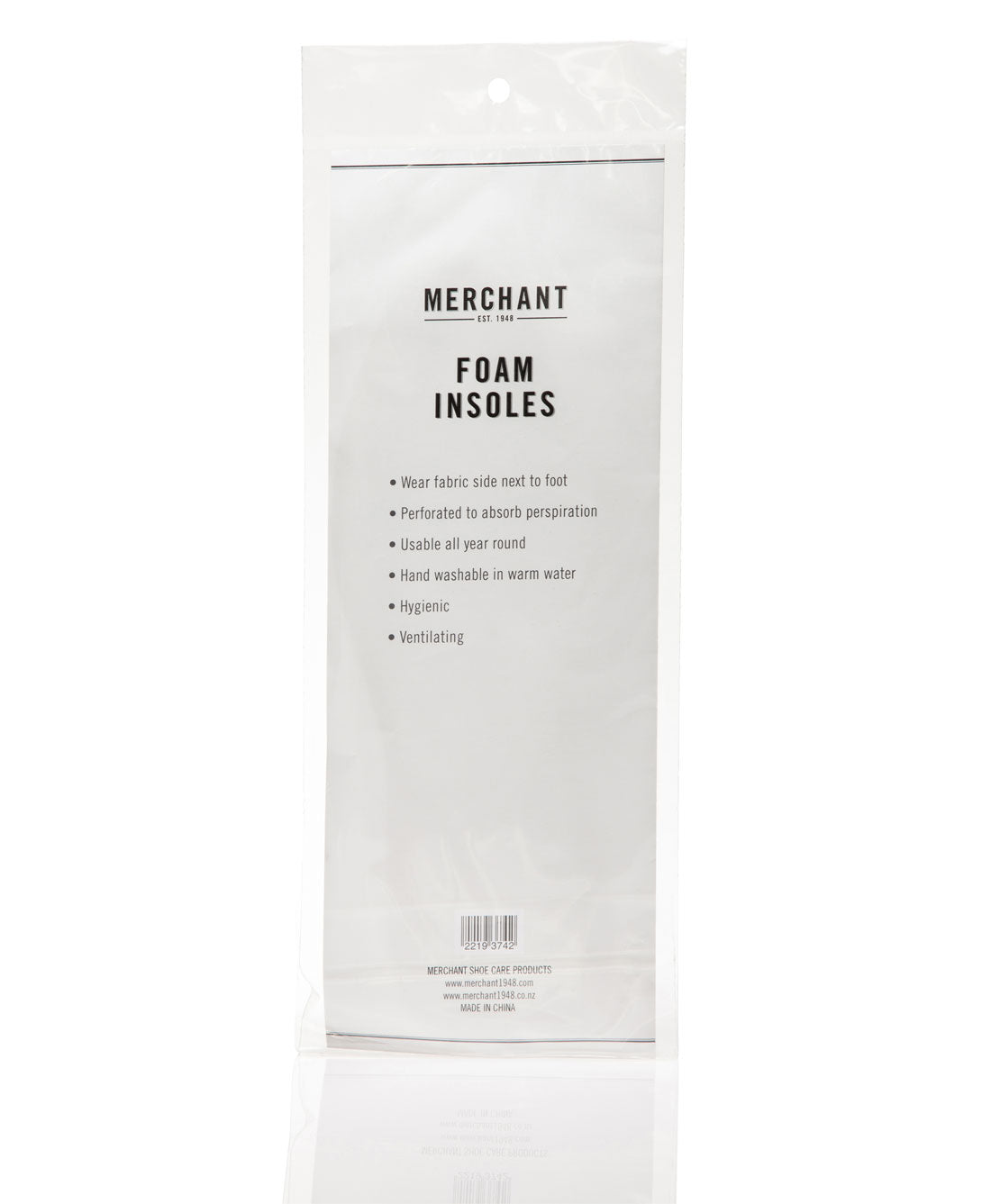 Foam Insoles - Care Products | Womens Care - Merchant 1948