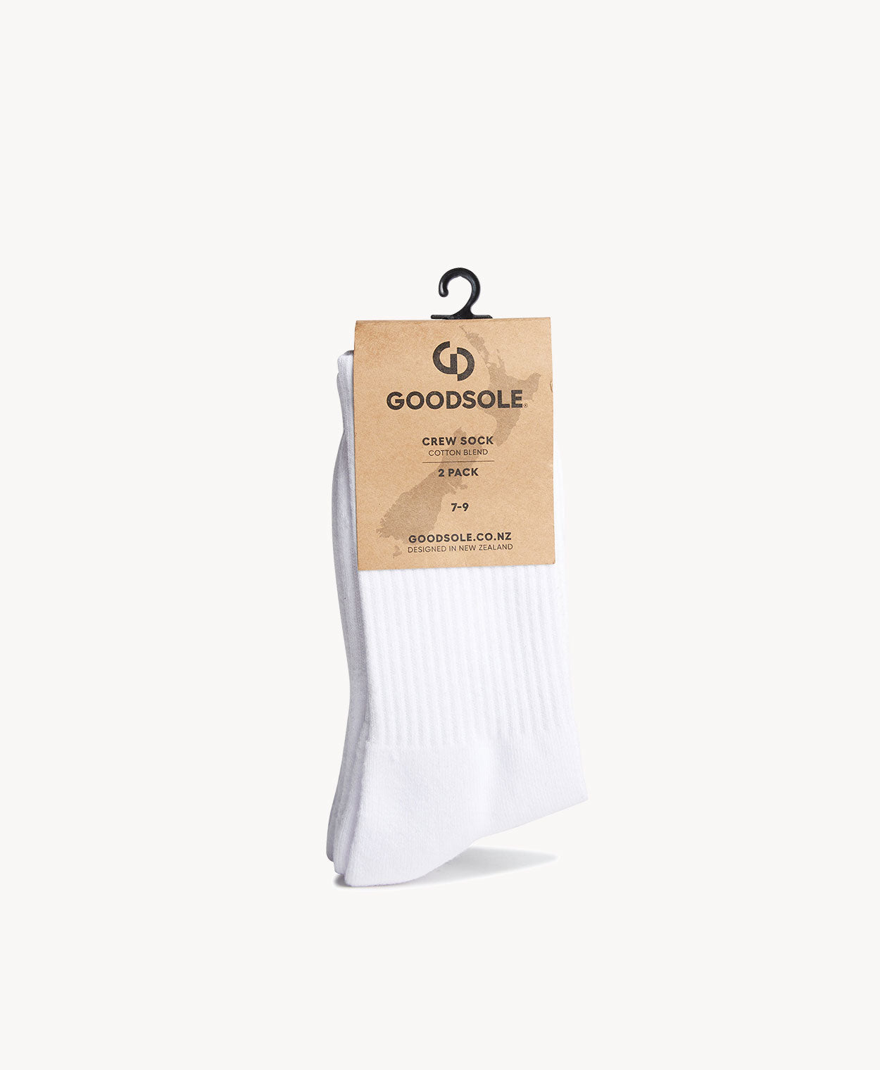 Goodsole Crew Sock 2-Pack - Socks | Womens Care - Merchant 1948