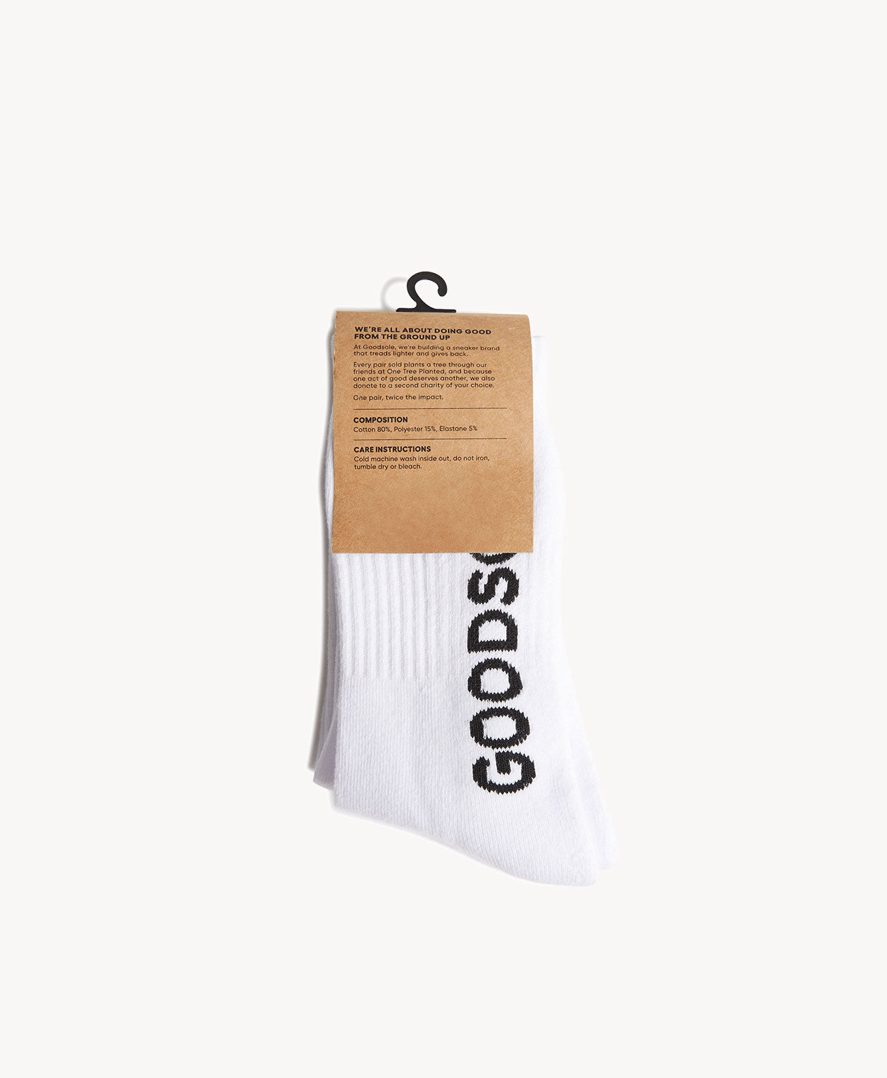 Goodsole Crew Sock 2-Pack - Socks | Womens Care - Merchant 1948