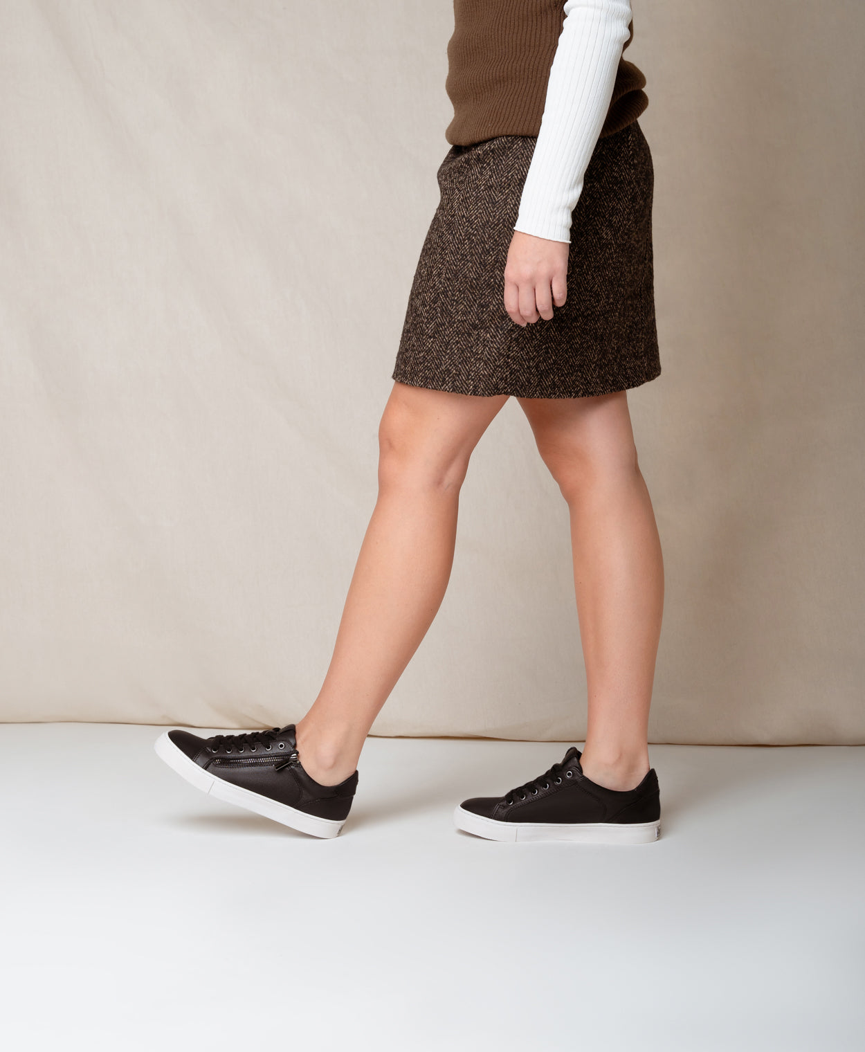 Imogen Zip Sneaker - Sneaker | Womens Shoes - Merchant 1948