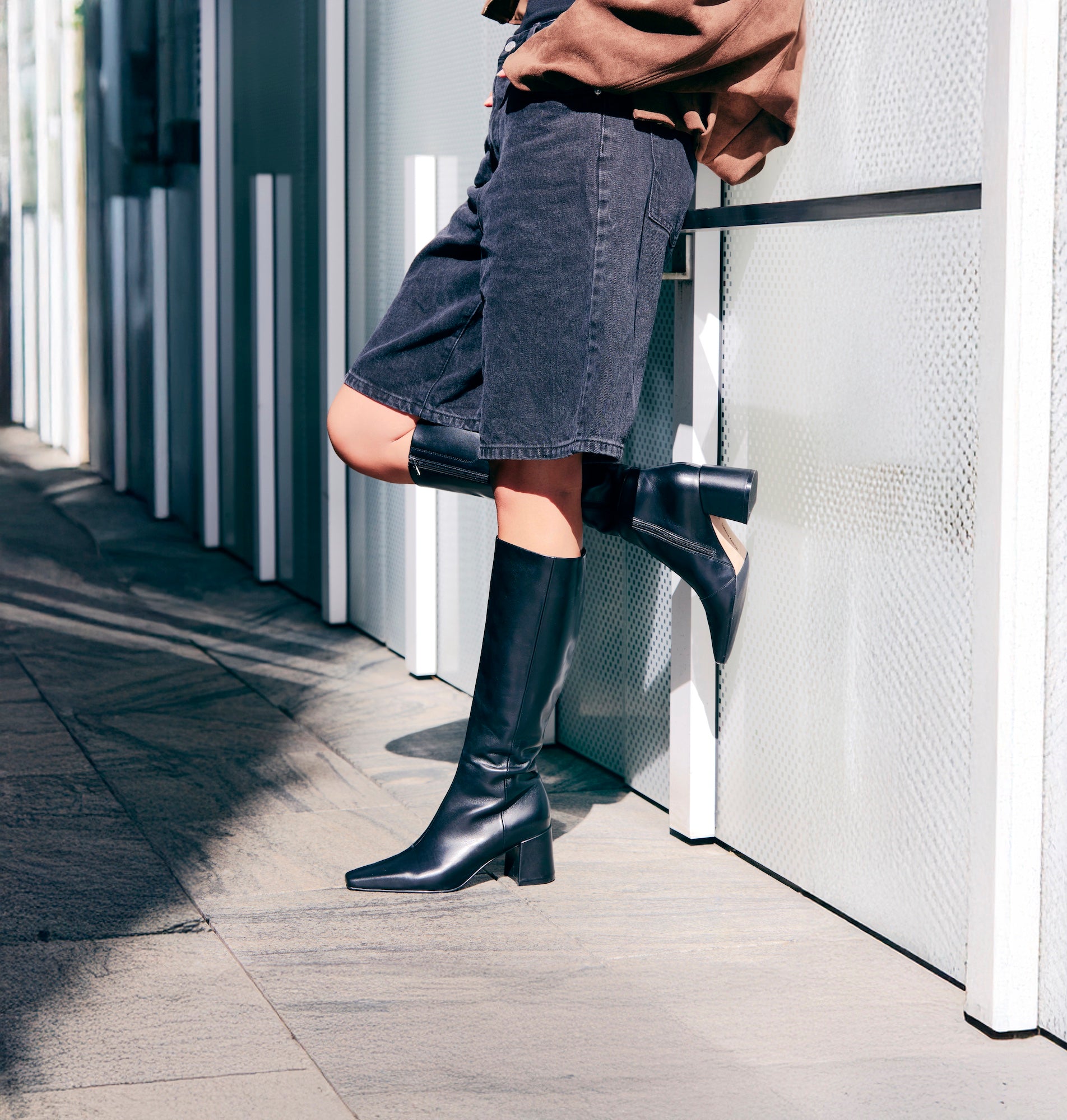 Kiara Knee High Boot with Narrow Calf - - Merchant 1948