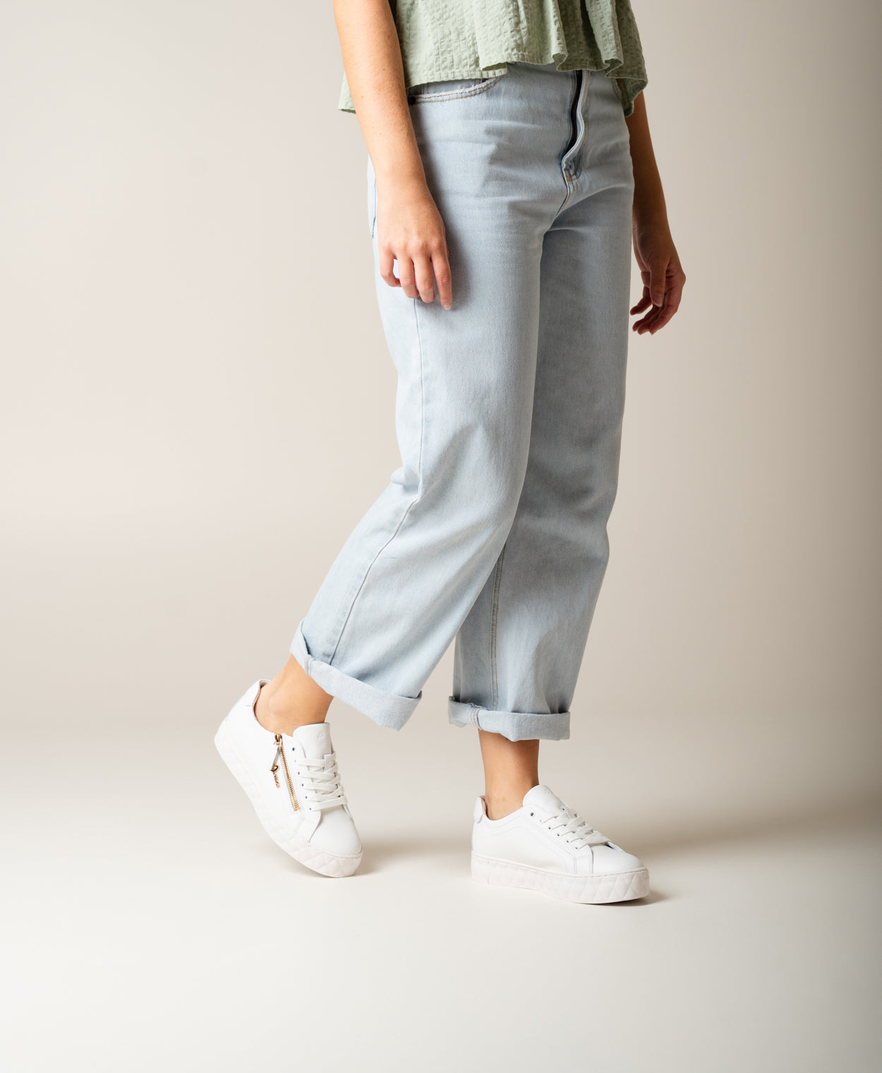 Peron Zip Sneaker - Sneaker | Womens Shoes - Merchant 1948