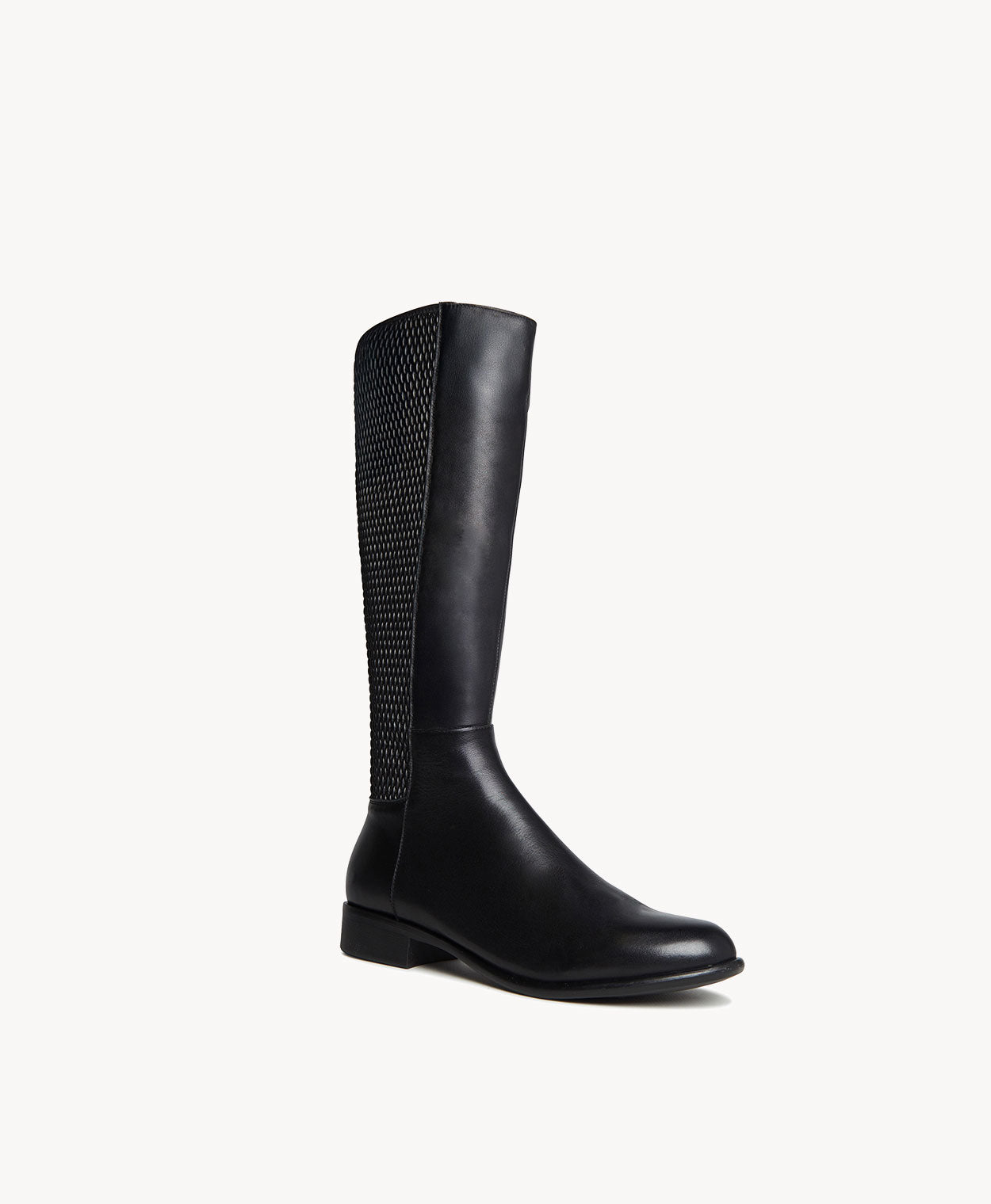 Sal Knee High Boot with Stretch Calf - Boots Long | Womens Shoes - Merchant 1948