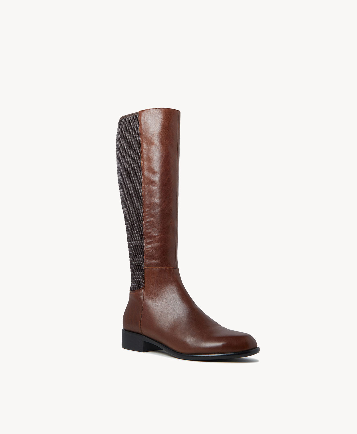 Sal Knee High Boot with Stretch Calf - Boots Long | Womens Shoes - Merchant 1948