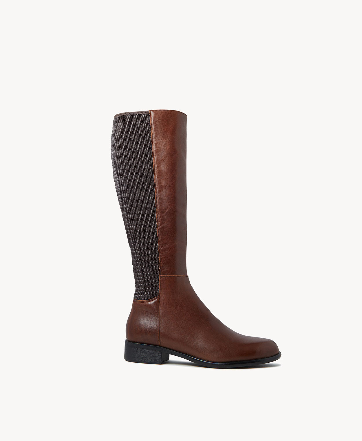 Sal Knee High Boot with Stretch Calf - Boots Long | Womens Shoes - Merchant 1948