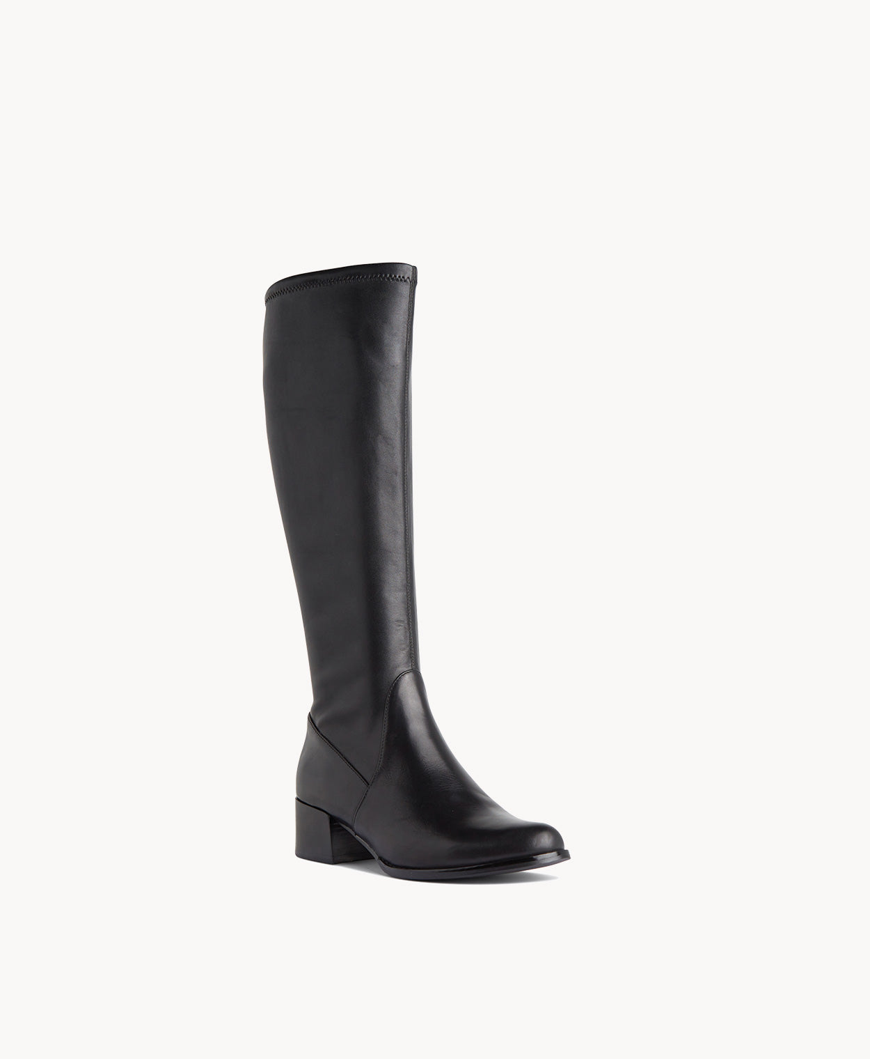 Sherrin Knee High Boot with Stretch Calf - Boots Long | Womens Shoes - Merchant 1948