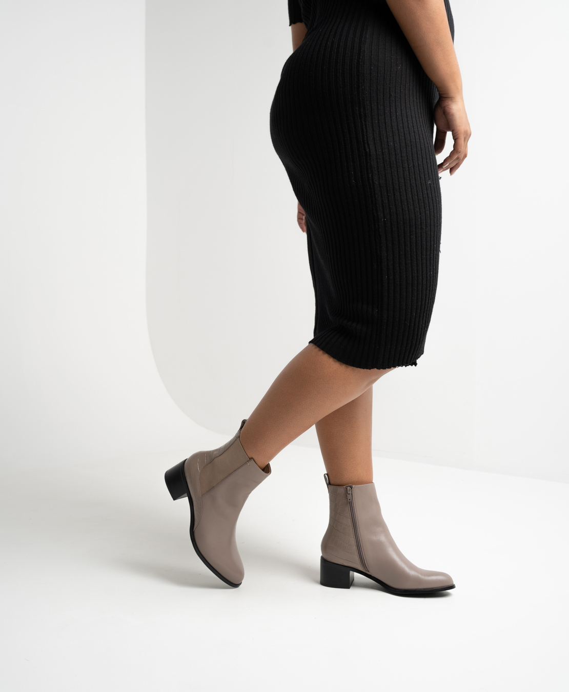 Brintly leather online ankle bootie