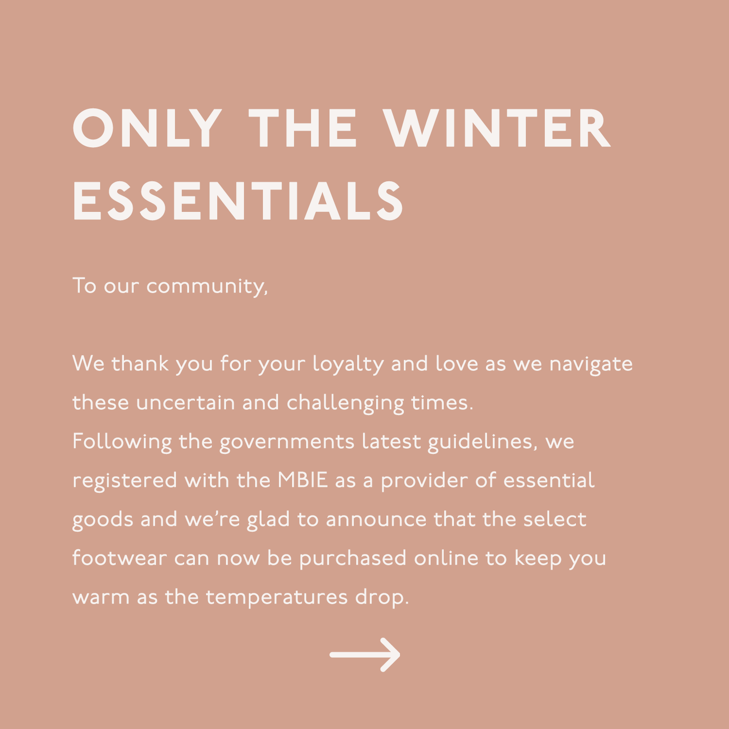 Only The Winter Essentials