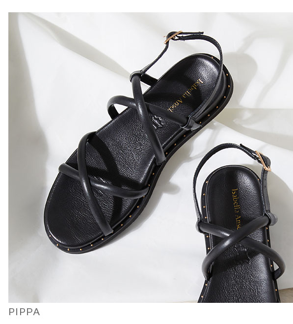 Shop Pippa Sandals in Black