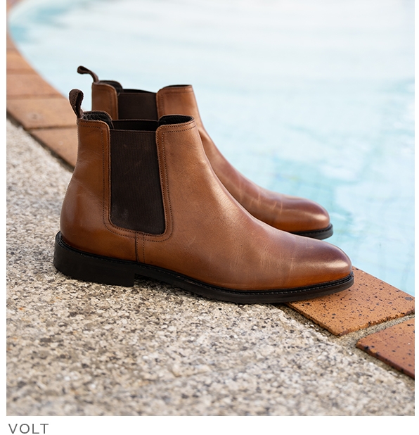 Shop Volt Dress Boot in Cognac Leather