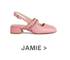 Shop Jamie Slingback Heel in Pastel Pink Leather