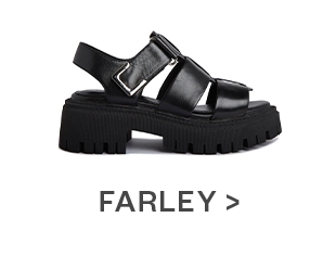 Shop Farely Sandal in Black Leather